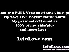 'Sneak preview of B's new vlog behind the scenes of me putting up lights before creampie video before/after action - Lelu Love'