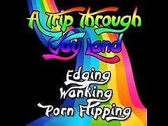 'A trip through Gay land Edging Wanking Porn Flipping'