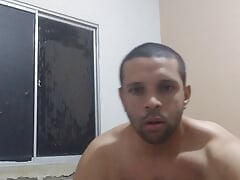 Young bear shows his face and body 1