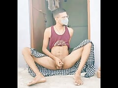 Rubbing dick sexy ass Indian men