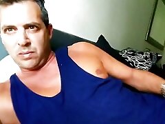 Tricked HOT DILF Male Celebrity Cory Bernstein to MASTURBATE, Finger his Big Ass, and EAT his CUM for me !