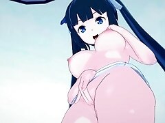 'Goddess Hestia fingers her pussy until she orgasms.'