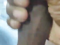 Indian Big cock Comshot masturbation with shaving