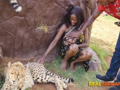 'Wild African Car Sex In Safari Park'