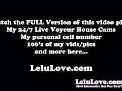 'Amazing live webcam w/ blowjob doggystyle sex to creampie vibrator masturbation sex advice trying on lingerie - Lelu Love'