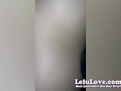 'Babe stuck in dryer topless & barefoot in see-through leggings, YOU doggystyle fuck her loose & cumshot on ass - Lelu Love'