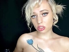 'SEXY Lotion Boob Massage - Look me in my eyes while you cum'