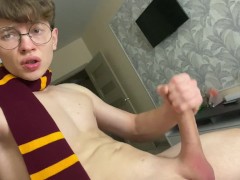 'Young and horny Harry Potter Jerking off Big Dick / Cumming Hard / Uncut / Hot / Hunks / College Boy'