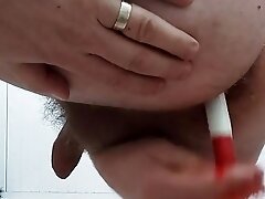 Vid_442 I Masturbate, Drink My Piss and Cum and Penetrate My Ass with a Toy (18min)