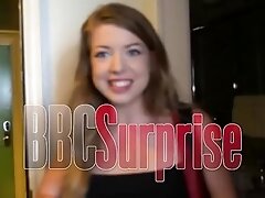 'BBCSurprise - Super Sexy Gorgeous Babe Alexa Takes Her First BBC On Camera!'