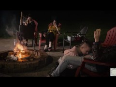 'Campfire blowjob with smores and harp music'