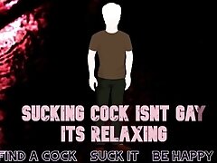 'SUCKING COCK ISNT GAY ITS RELAXING'