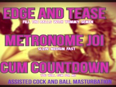 'Cock and Balls JOI Metronome SLOW MEDIUM FAST'