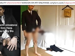 EDGEWORTH JOHNSTONE censored amateur suit dressing for work masturbating