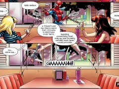 'Spider-man - Our Valentine - Marvel superhero Threesome'