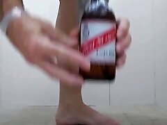 Beer Bottle Ass fuck