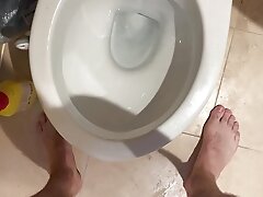 POV Twink peeing and posing