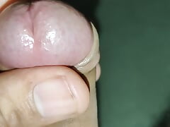 Creamy cumming with red Hershey