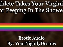 'College Jock Makes A Mess of Your Insides [Blowjob] [Rimming] [Virginity] (Erotic Audio for Men)'
