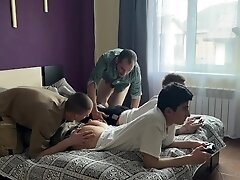 'Stepdad and stepson fucked young friends in tight asses'