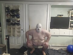 FatAssSmalldick tries to squat. Very badly out of shape