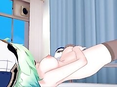 'Sucrose fingers herself in the nurses office - Genshin Impact hentai.'