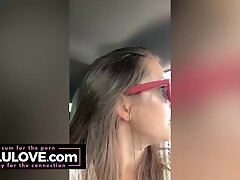 'Babe spreading pussy with closeups after creampie & daily candid blog style vids & TikTok fun - Lelu Love'