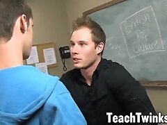 'Hunky teacher Tyler Andrews anal fucks student Adrian Layton'