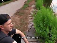 'CZECH HUNTER 552 - Cute Twink Patrick Sucks A Stranger's Cock And Gets His Ass Stretched For Money'