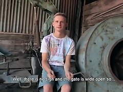 'CZECH HUNTER 554 - Hunk Twink Busts A Nut On His Stomach While Getting His Ass Fucked'