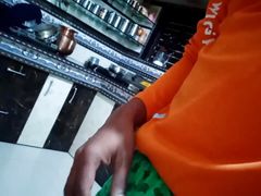 Swiggy Delivery Boy Mustravetion in shower water indxdesi