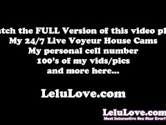 'FemDom Giantess swallowing, bicurious JOI, full makeup & hair curled, closeup asshole pussy spreads & puckering - Lelu Love'