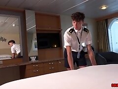 'Jack Valor takes a break from his duties and Dicks Down his Crewmate'