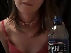 'Submissive Slut Begs Daddy to let her pee'