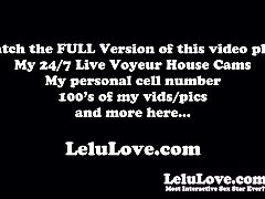 'Starting with a fingering BANG slurp cunt juice off then cry my eyes out LOL & other behind the porn scenes fun - Lelu Love'