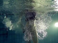 'Swimming pool action nude wet teen Duna'