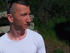 '  CZECH HUNTER 426 -  Hot Stud Gets His Tight Ass Boned Out In Public'