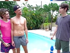 StepDaddy To Stepson: "Hey There Champ, Come Give Your DILF A Kiss" - FamilyDick Porn