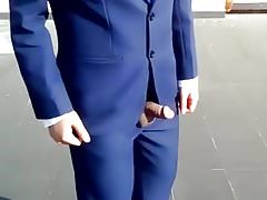 Asian boy - suit boner