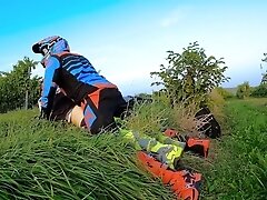 'Outdoor Fuck with my BF in Fox MX Gear'