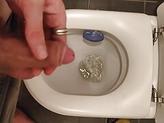 Soft Cock Peeing Toilet