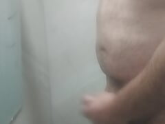 Turkish man cums in the bathroom