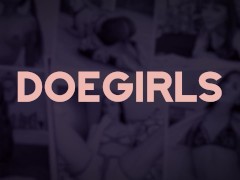 'DOEGIRLS - Blonde Babe Alecia Fox Masturbates In The Bathroom'