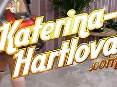 'Vacuming my Boobs and Pussy Katerina Hartlova as HouseWife'